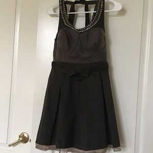 Twelve by Twelve Black Dress with Studded Detail